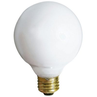 25W 120V G30 E26 Gloss White Bulb by SATCO Lighting - Starlight Lighting USA and Canada